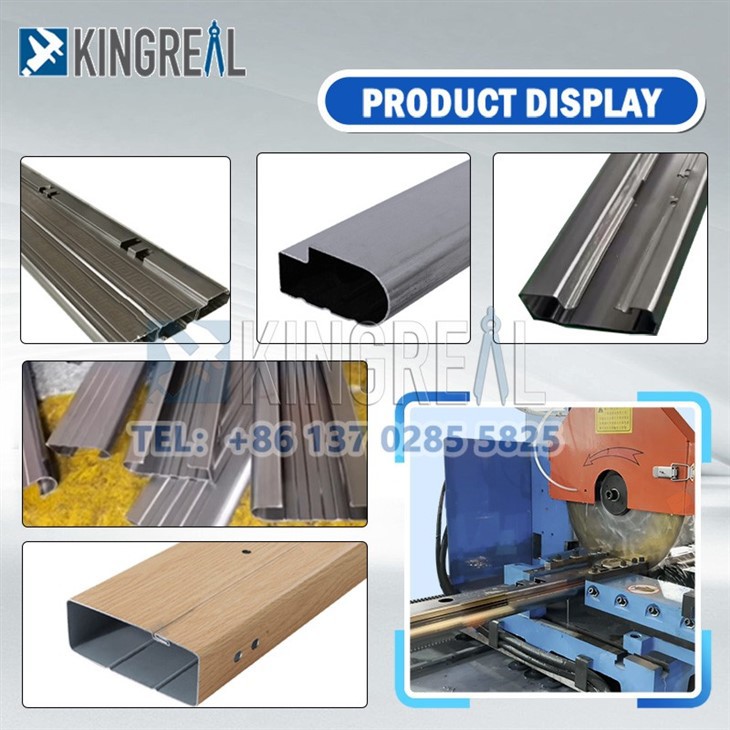 KINGREAL Metal Bed Frame Roll Forming Machine